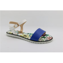 Sandálias confortáveis ​​para senhoras em azul marinho